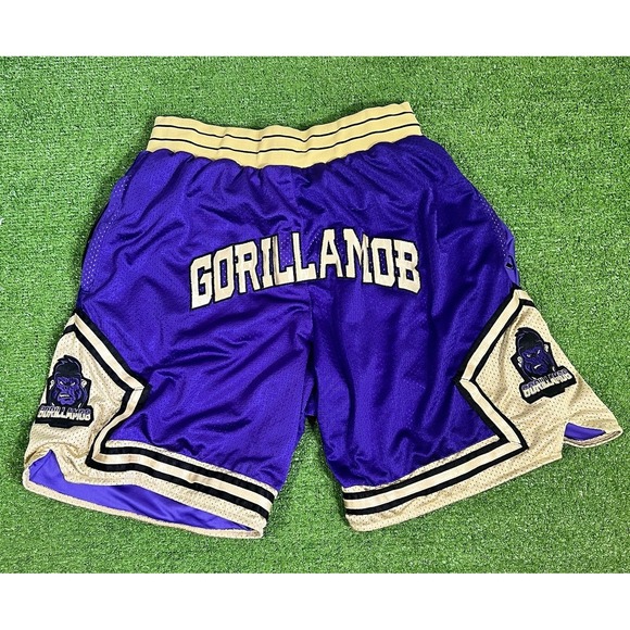 Other - Y2K Baggy Fit Mesh Dazzle Basketball Short LG XL Gorilla Mob Purple Streetwear